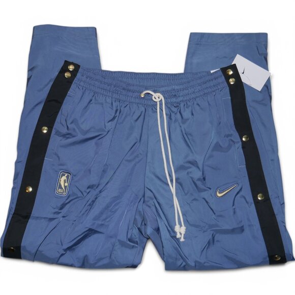 Nike Men's Size XL NBA Tear-Away Basketball Pants Team Warm Ups Blue/Gold NWT - Picture 7 of 13